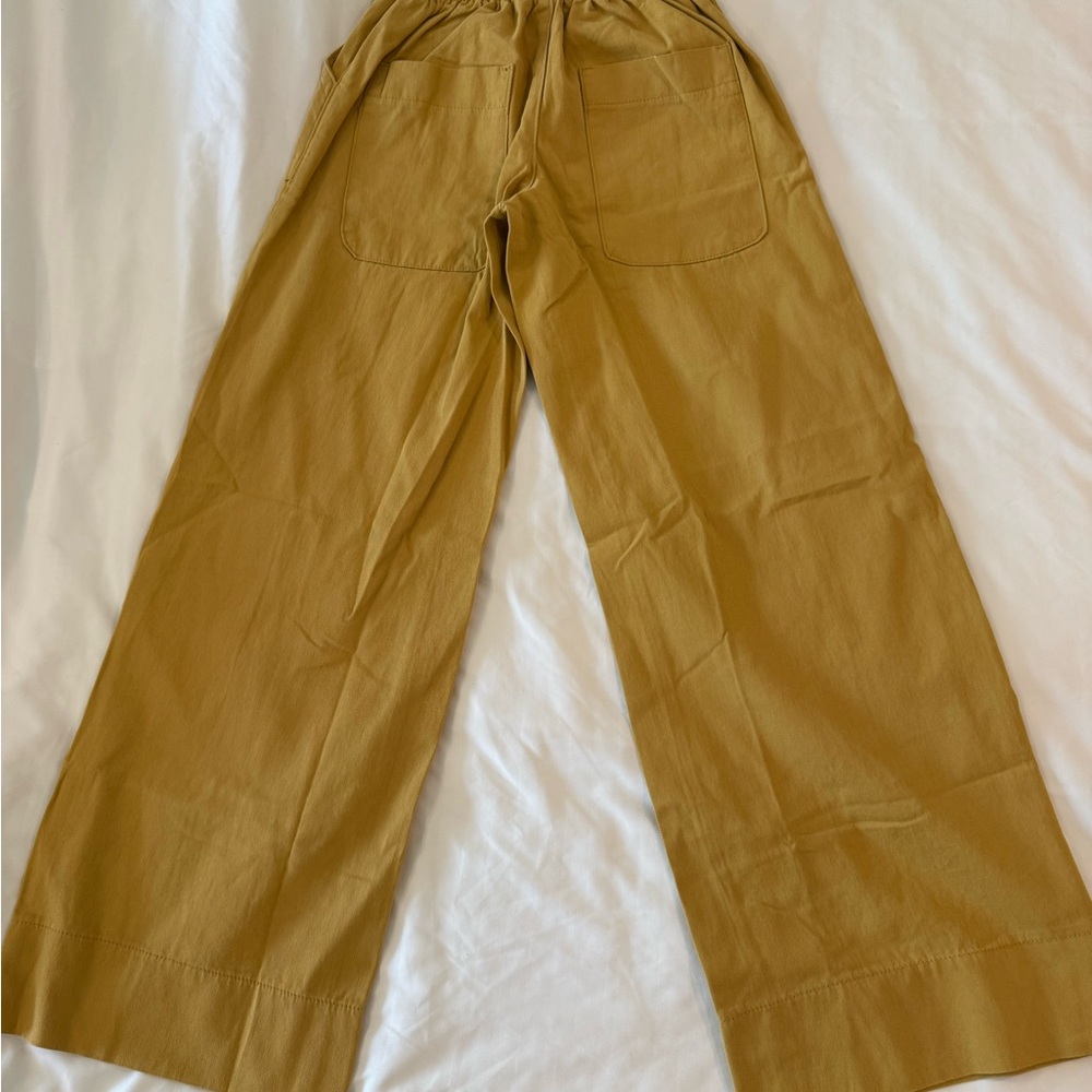 Women’s Wide-Leg Flare Jeans in light mustard